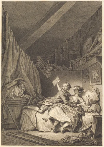 Le savetier by Jean Honoré Fragonard, print, 1741-1808