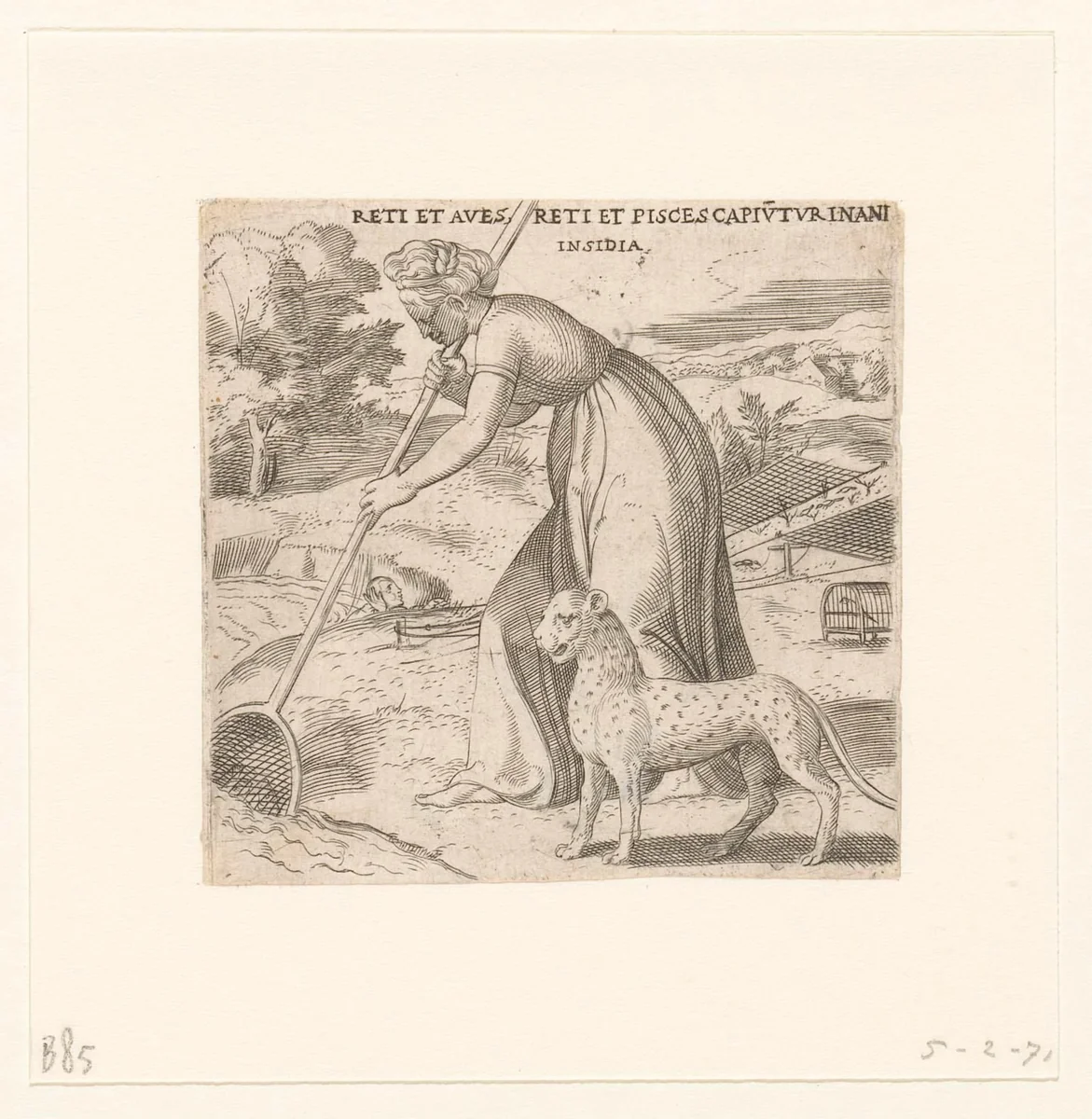 Valstrik by Unknown, print, 1533-1567