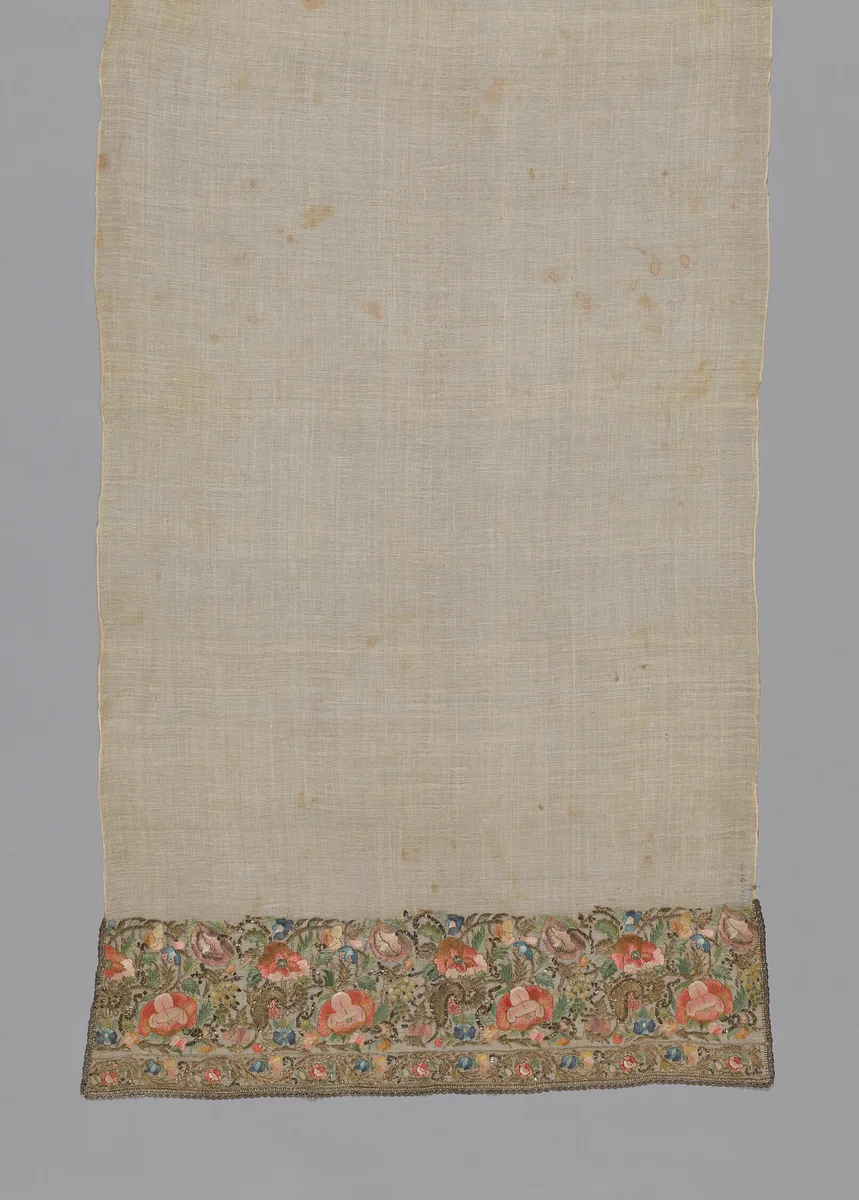 Towel by Turkey, textile, 1850-1900