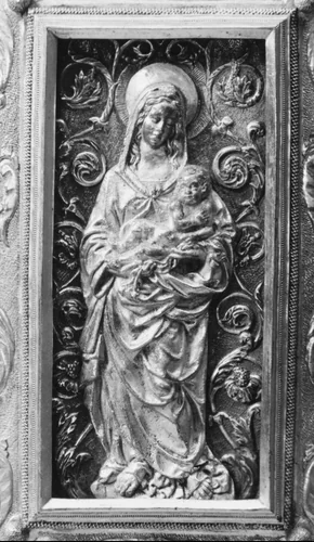 Virgin and Child by Francesco Marti, metalwork, 1495-1505