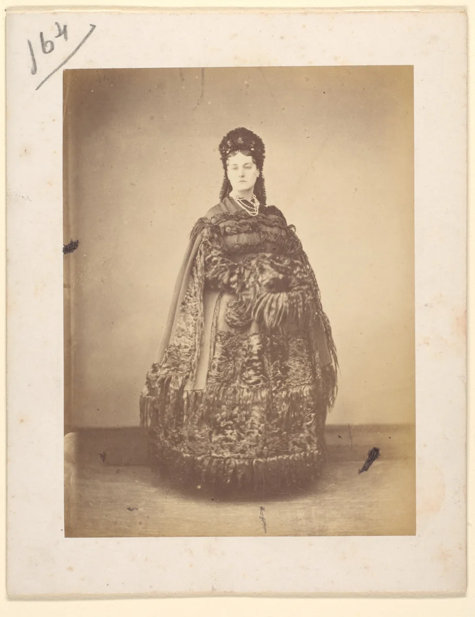 Le Caracul (L'Astrakhan) by Pierre-Louis Pierson, photograph, 1860-1869