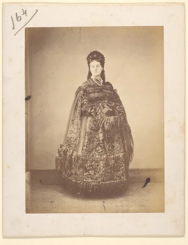 Le Caracul (L'Astrakhan) by Pierre-Louis Pierson, photograph, 1860-1869