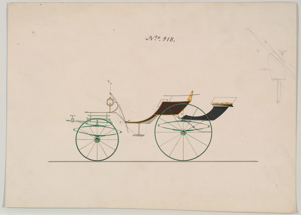 Phaeton #918 by Brewster & Co., other, 1865-1875