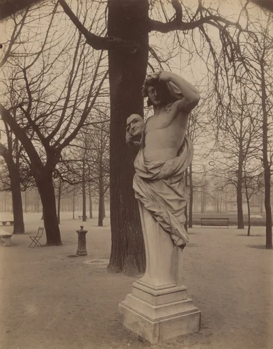 Tuileries, Les Saisons par Slodtz by Eugène Atget, photograph, 1911