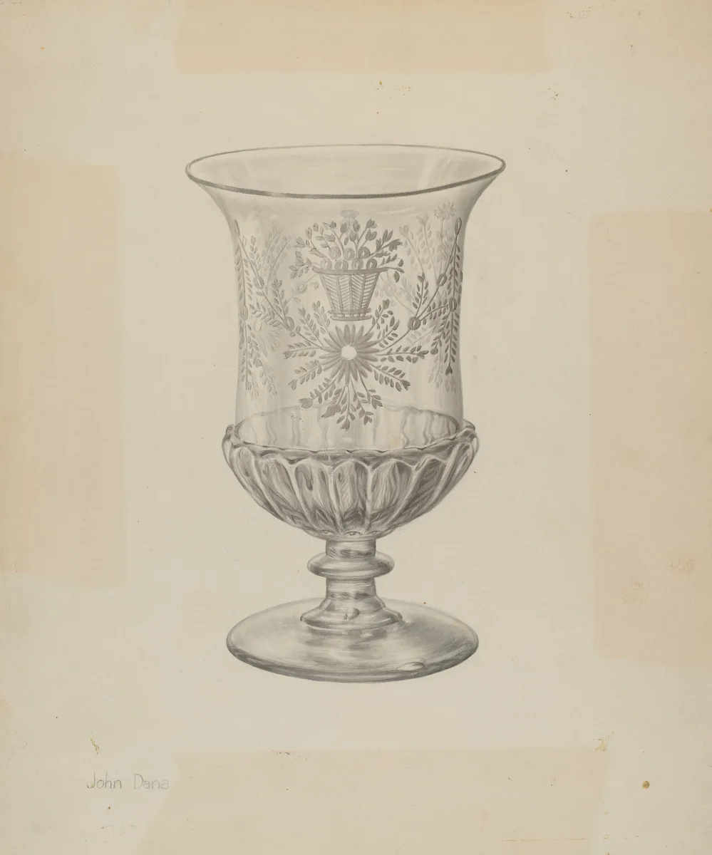 Vase by John Dana, index of american design, 1940