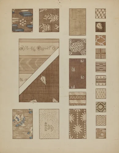 Printed Cotton by Millia Davenport, index of american design, 1936