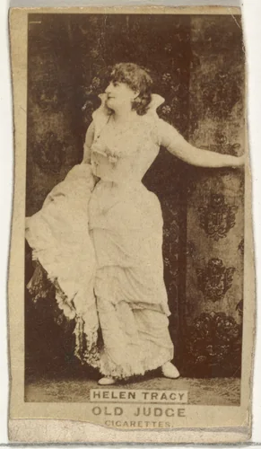 Helen Tracy, from the Actors and Actresses series (N171) for Old Judge Cigarettes by Goodwin & Company, photograph, 1886-1890
