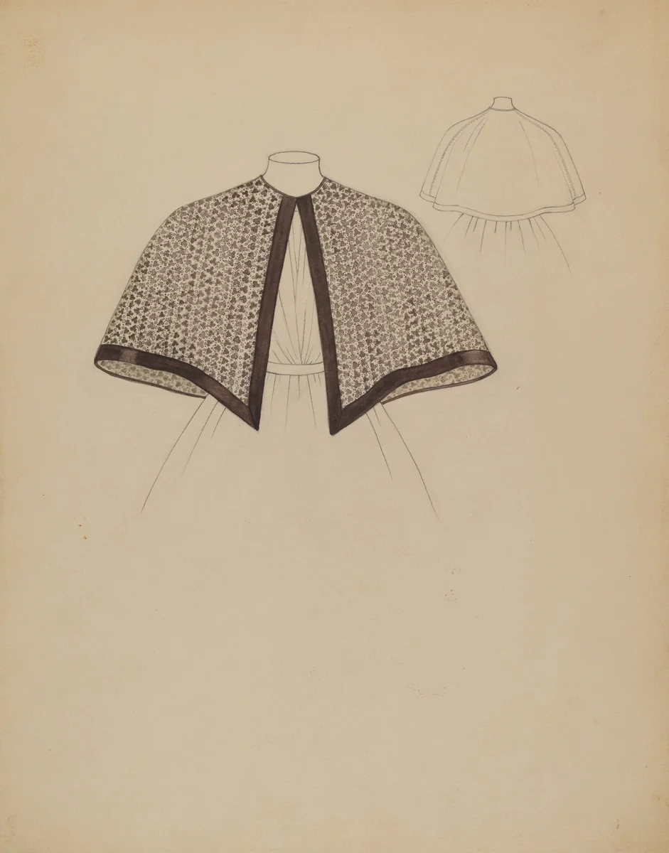 Cape by Rosalia Lane, index of american design, 1937