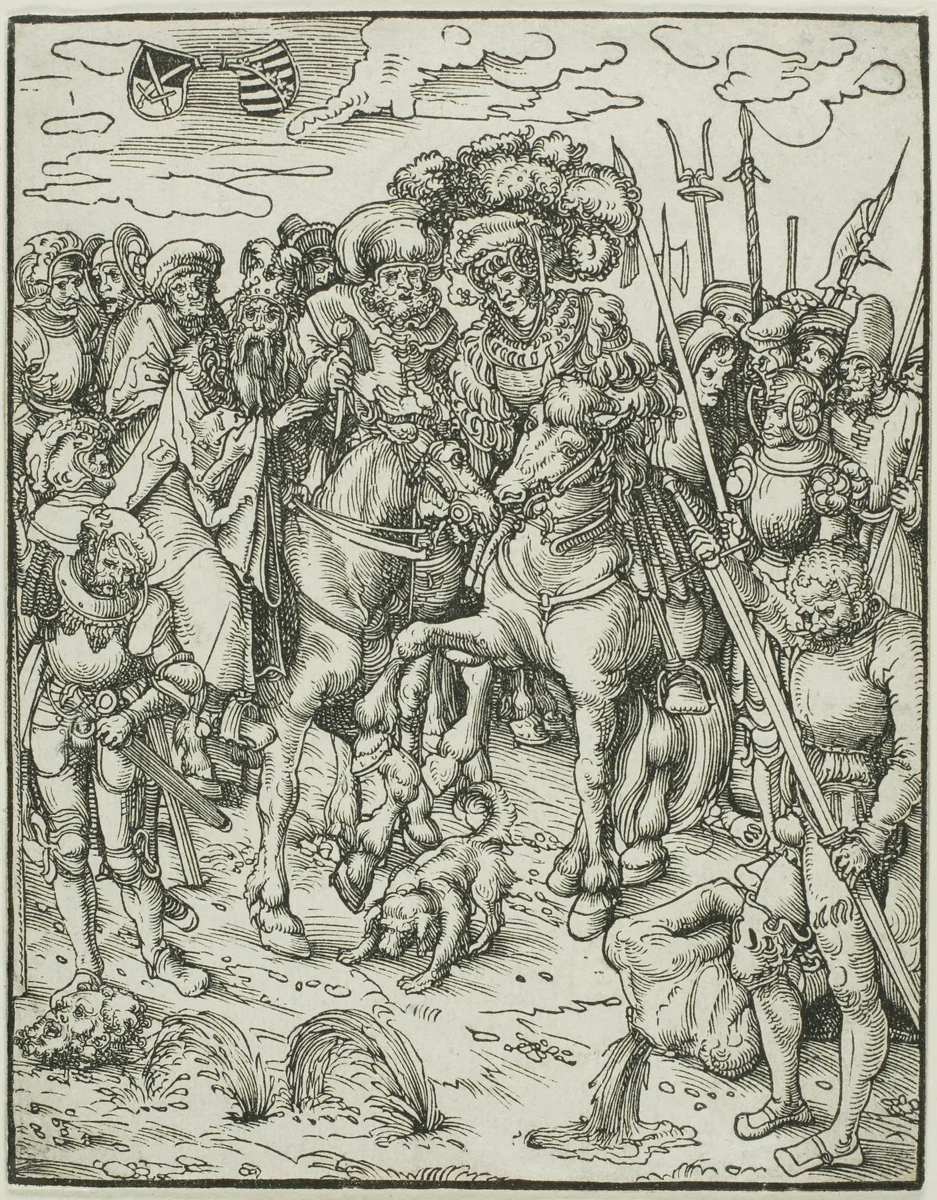 Saint Paul, from The Martyrdom of the Apostles by Lucas Cranach the Elder, print, 1507-1517
