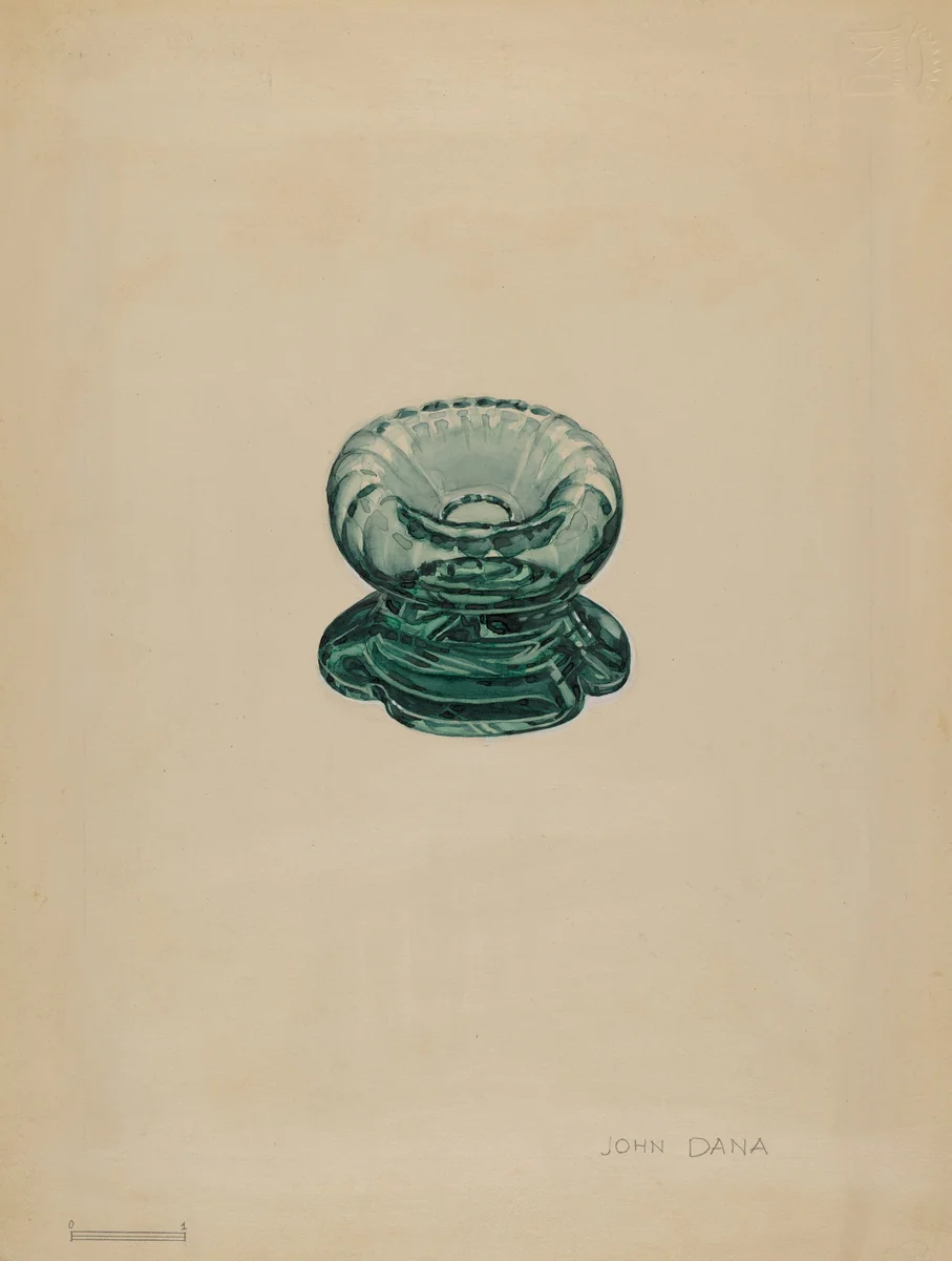 Inkwell by John Dana, index of american design, 1935-1942