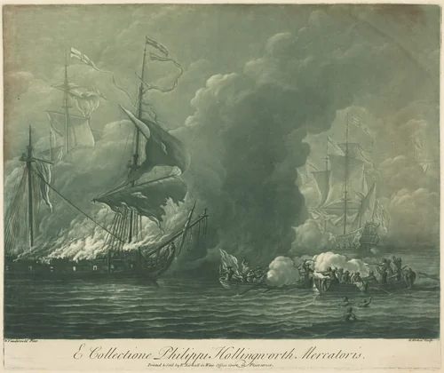 Shipping Scene from the Collection of Philip Hollingworth by Elisha Kirkall
Willem van de Velde the Elder, print, 1682-1742