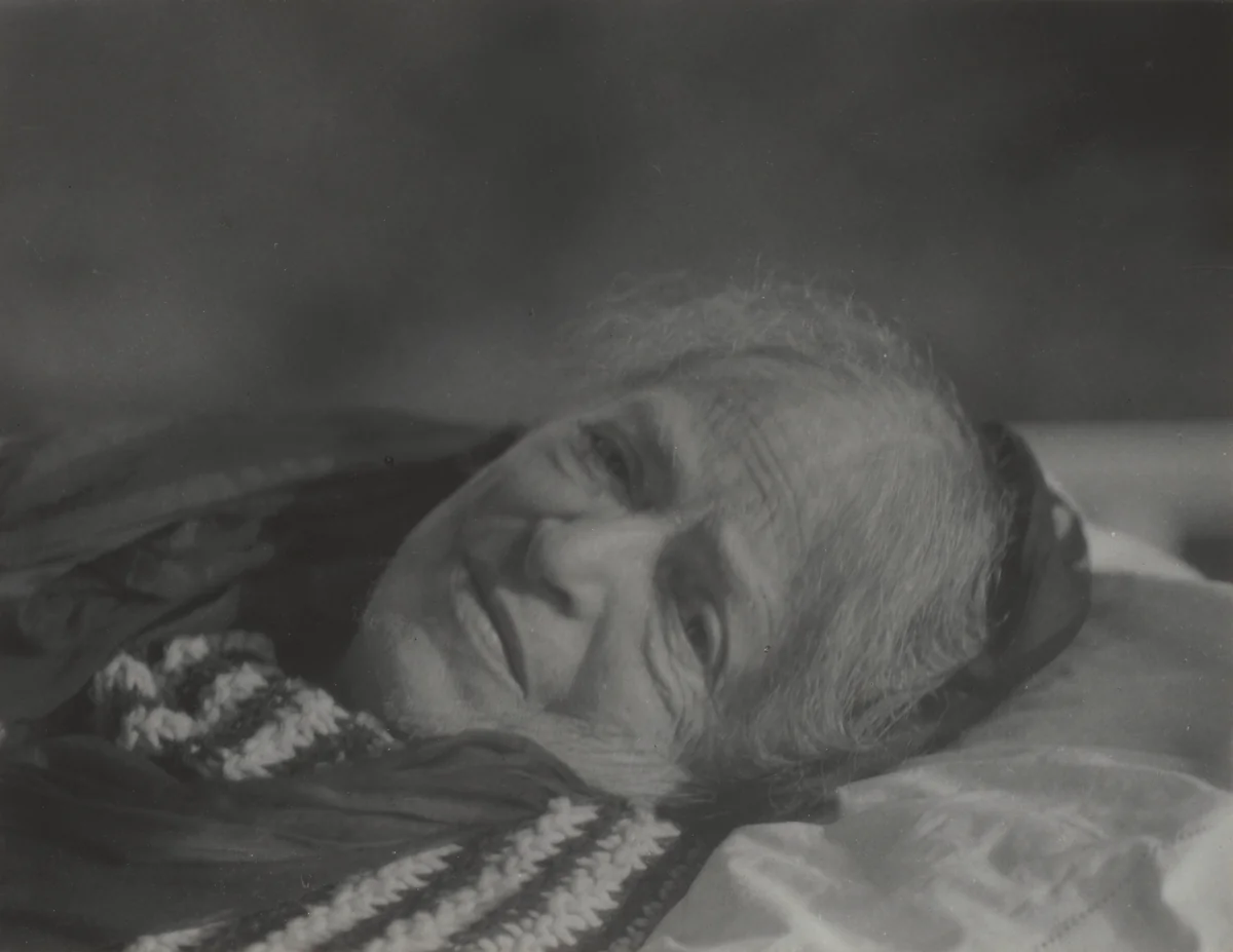Hedwig Stieglitz by Alfred Stieglitz, photograph, 1919