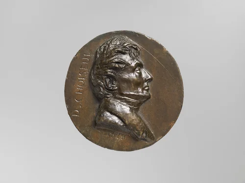 Claude-Antoine-Gabriel, duc de Choiseul-Stainville (1762–1838) by Pierre-Jean David d'Angers, metalwork, 1828