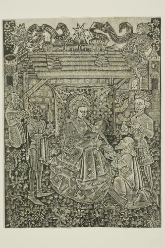 Adoration of the Magi by Unknown Artist, print, 1425-1450