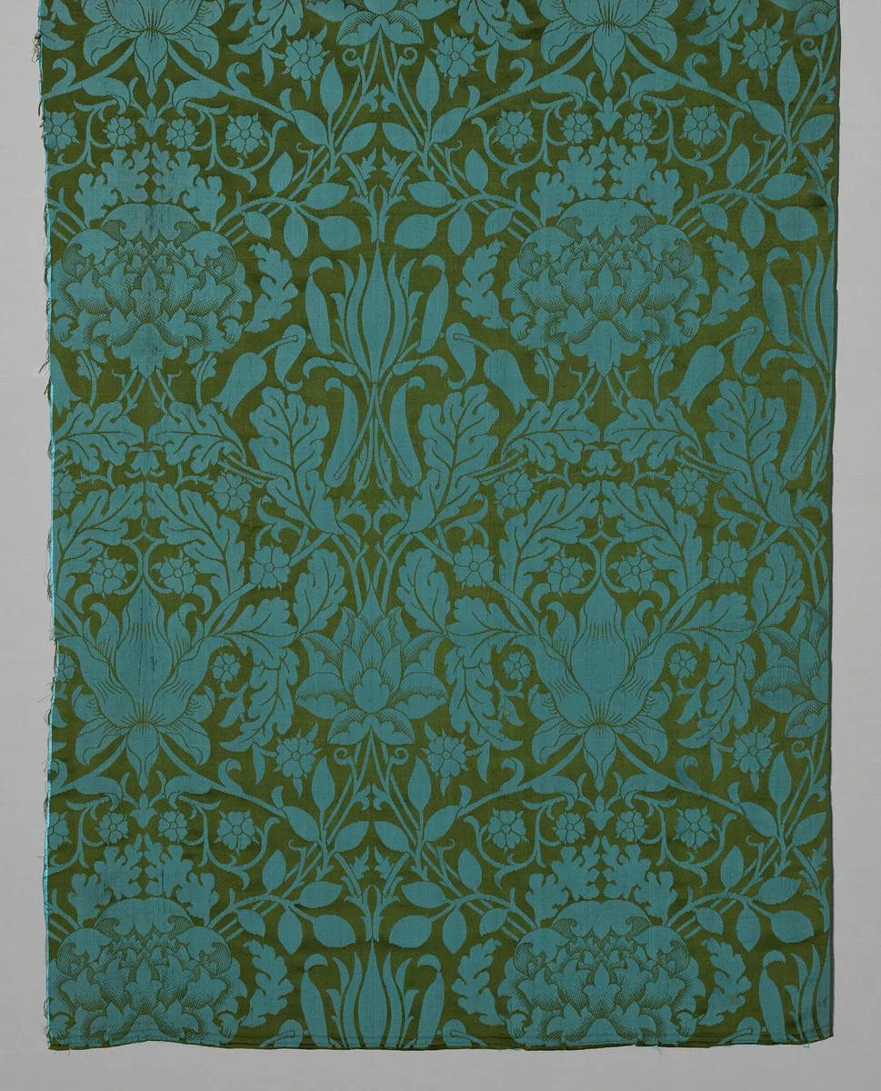 Oak by William Morris, textile, 1881
