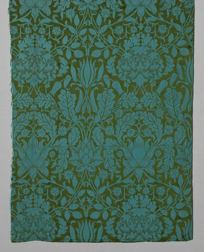 Oak by William Morris, textile, 1881