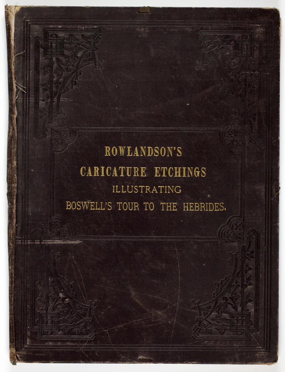 Boswell's Tour of the Hebrides: Folio Cover by Thomas Rowlandson, other, 1786