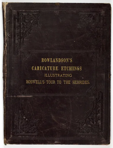 Boswell's Tour of the Hebrides: Folio Cover by Thomas Rowlandson, other, 1786