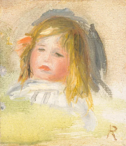 Child with Blond Hair by Auguste Renoir, painting, 1895-1900
