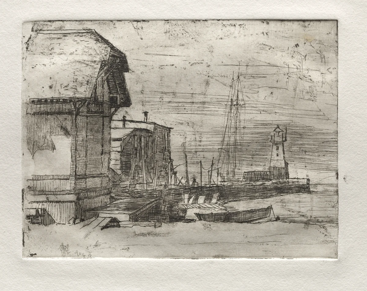 West Pier by Otto H. Bacher, print, 1878