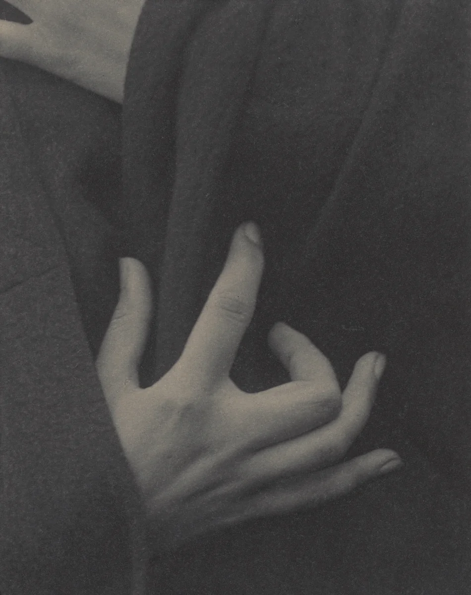 Georgia O'Keeffe—Hands by Alfred Stieglitz, photograph, 1918