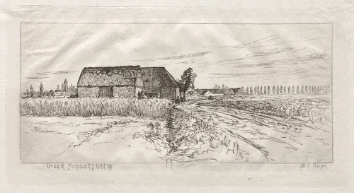 Unter Schleissheim by Otto H. Bacher, print, 1879