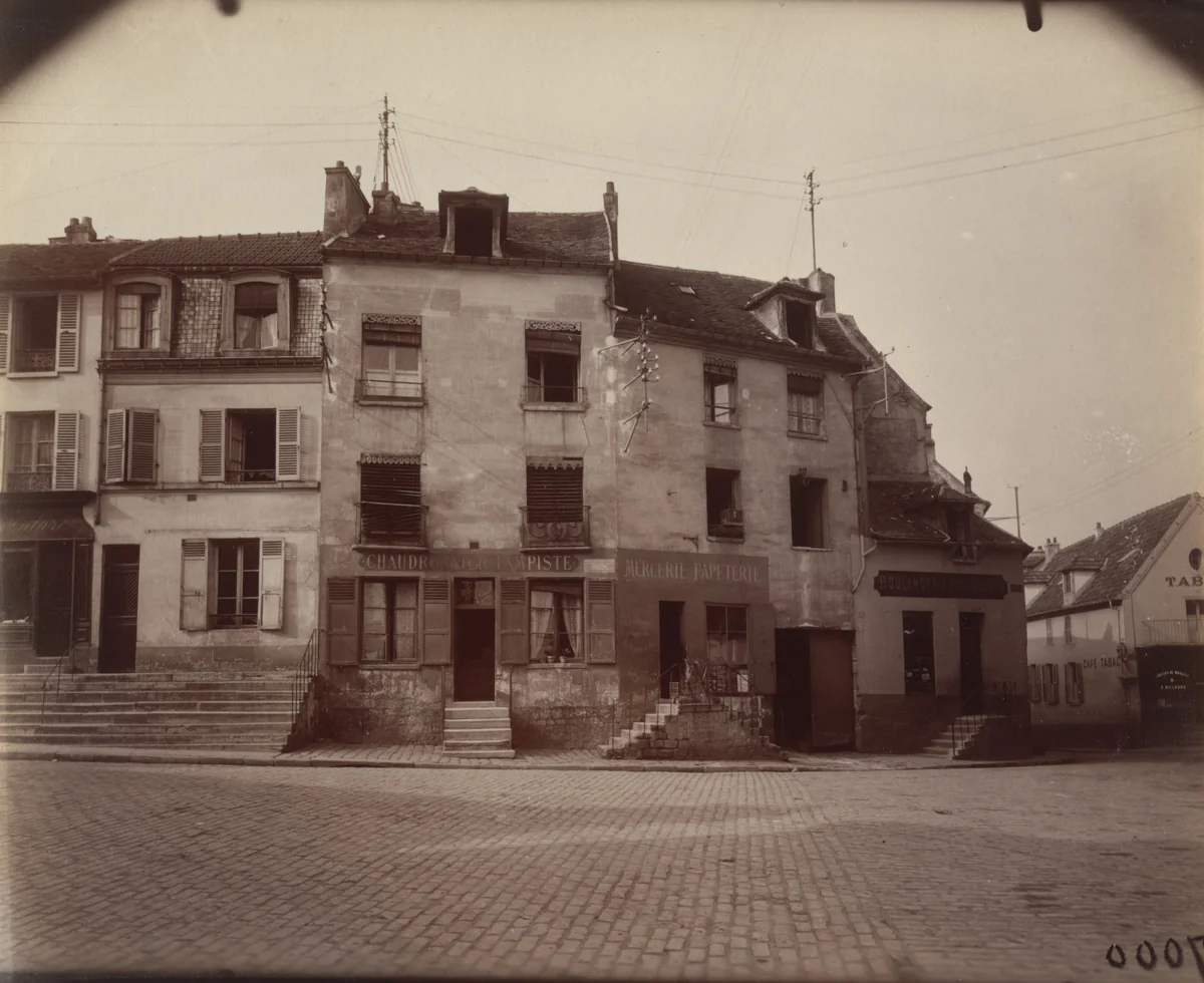 Châtillon, vieilles maisons by Eugène Atget, photograph, 1922