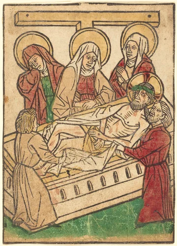 The Entombment by Ludwig of Ulm, print, 1390-1510