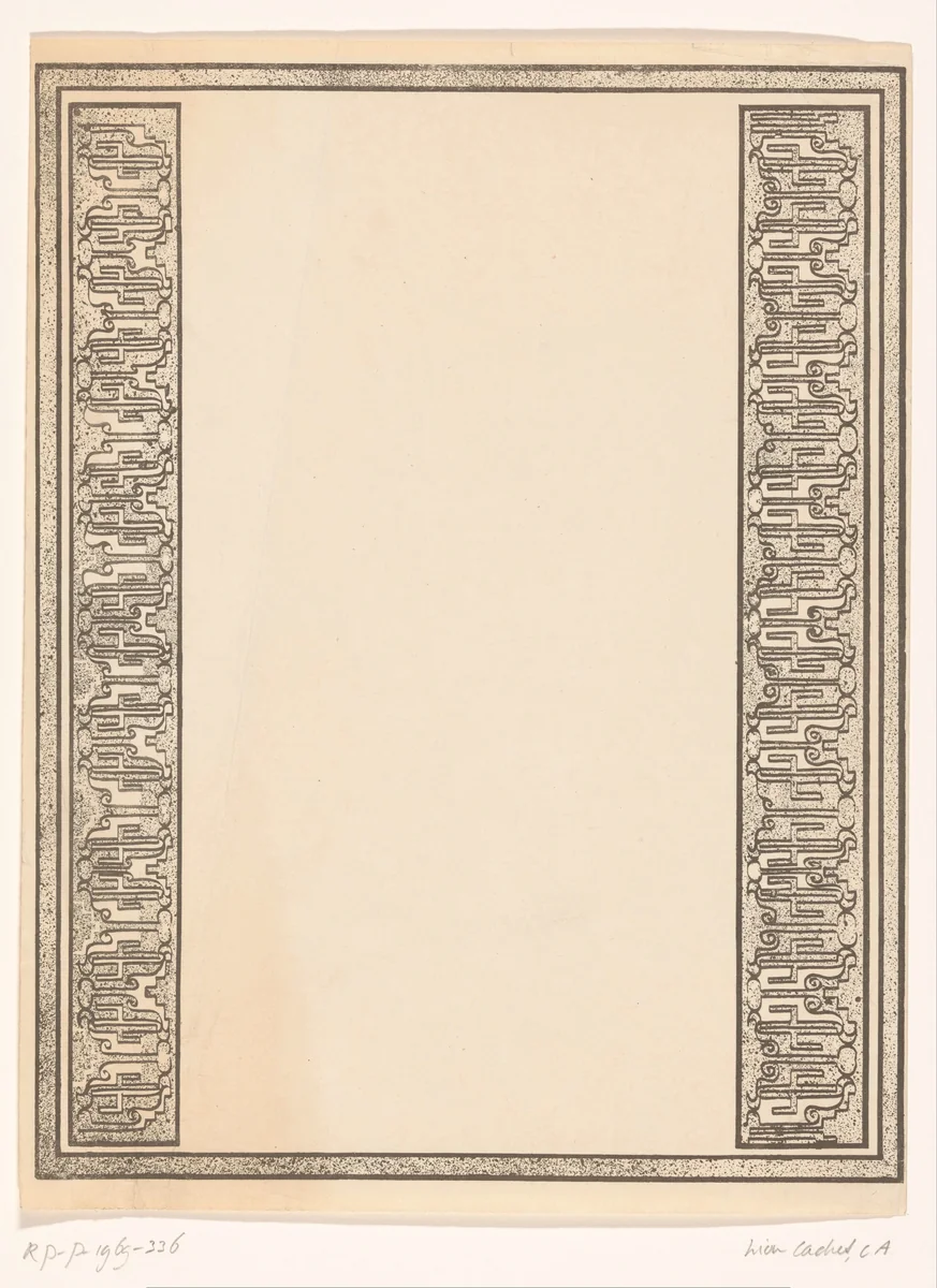 Drie kaders met siermotief by Carel Adolph Lion Cachet, print, 1919