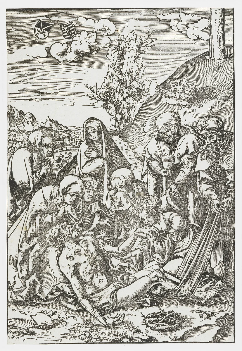 Bewening by Lucas Cranach, print, 1509