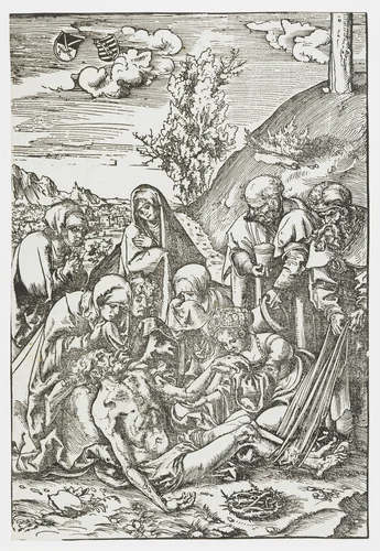 Bewening by Lucas Cranach, print, 1509
