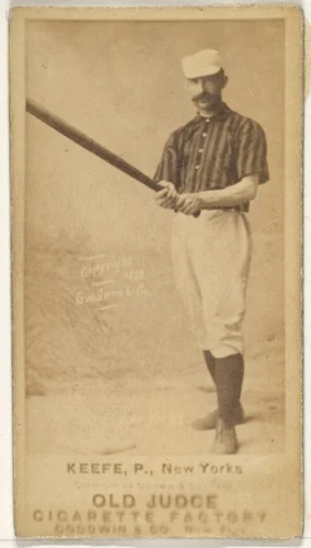 Timothy John "Tim" Keefe, Pitcher, New York, from the Old Judge series (N172) for Old Judge Cigarettes by Goodwin & Company, photograph, 1887-1890