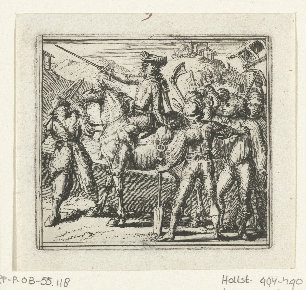 Illustratie voor de Decamerone van Boccaccio by Romeyn de Hooghe, print, 1697
