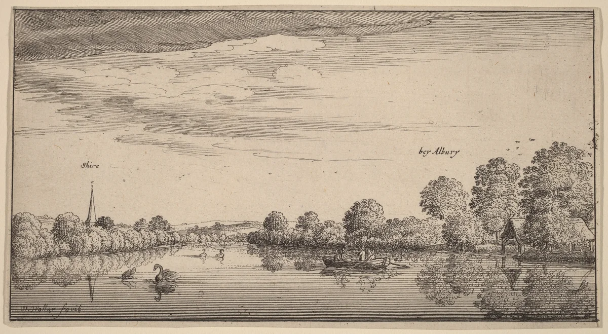 Albury by Wenceslaus Hollar, print, 1645