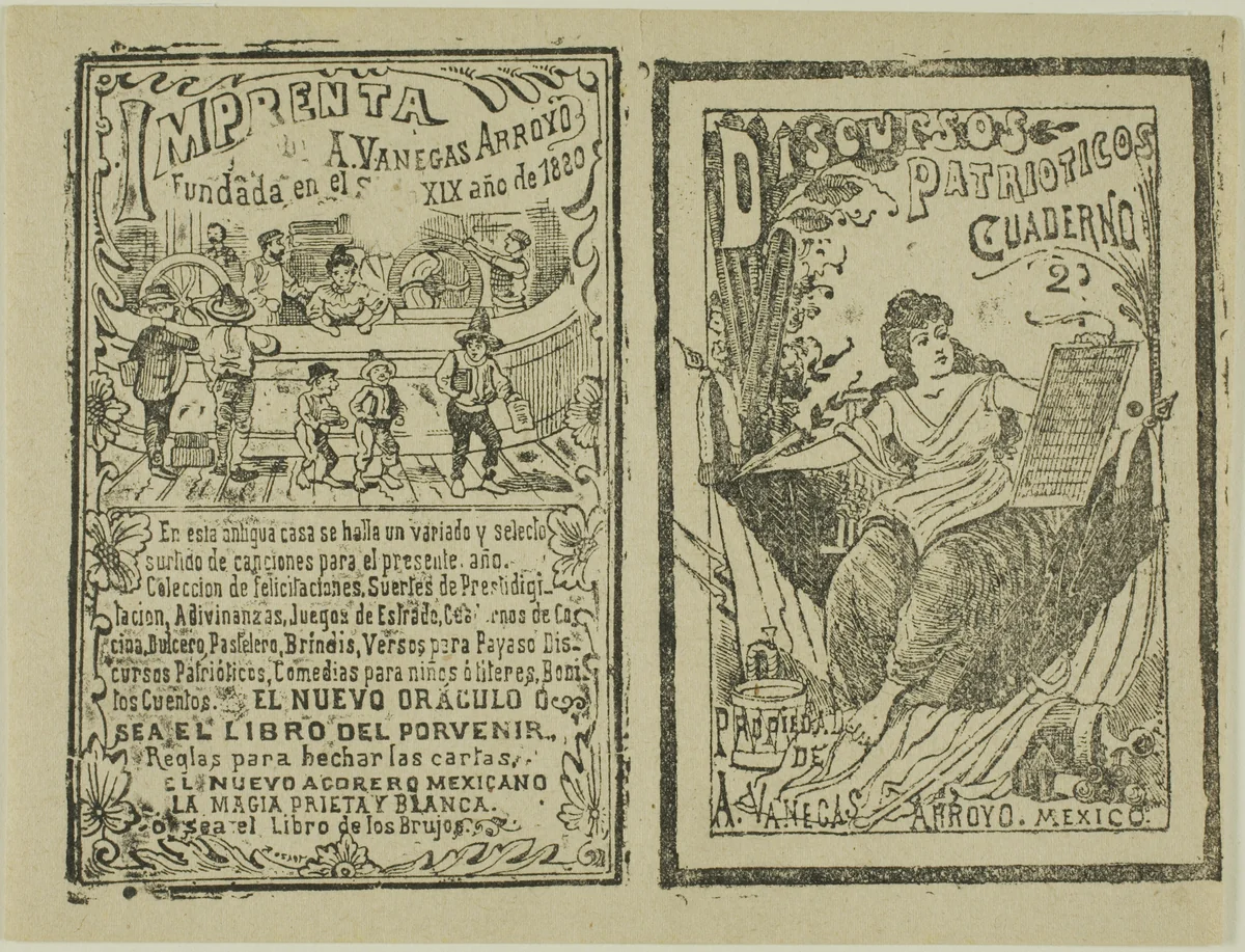 Patriotic Speeches by José Guadalupe Posada, print, 1880
