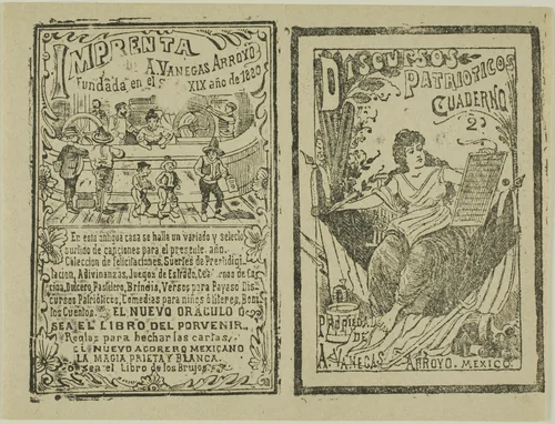 Patriotic Speeches by José Guadalupe Posada, print, 1880