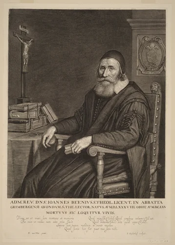 Johannes Been by Jonas Suyderhoff, print, 1661