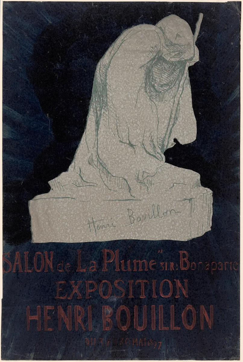 Salon de la Plume - Exposition Henri Bouillon, May 3-30, 1897 by Bouillon, design, 1897