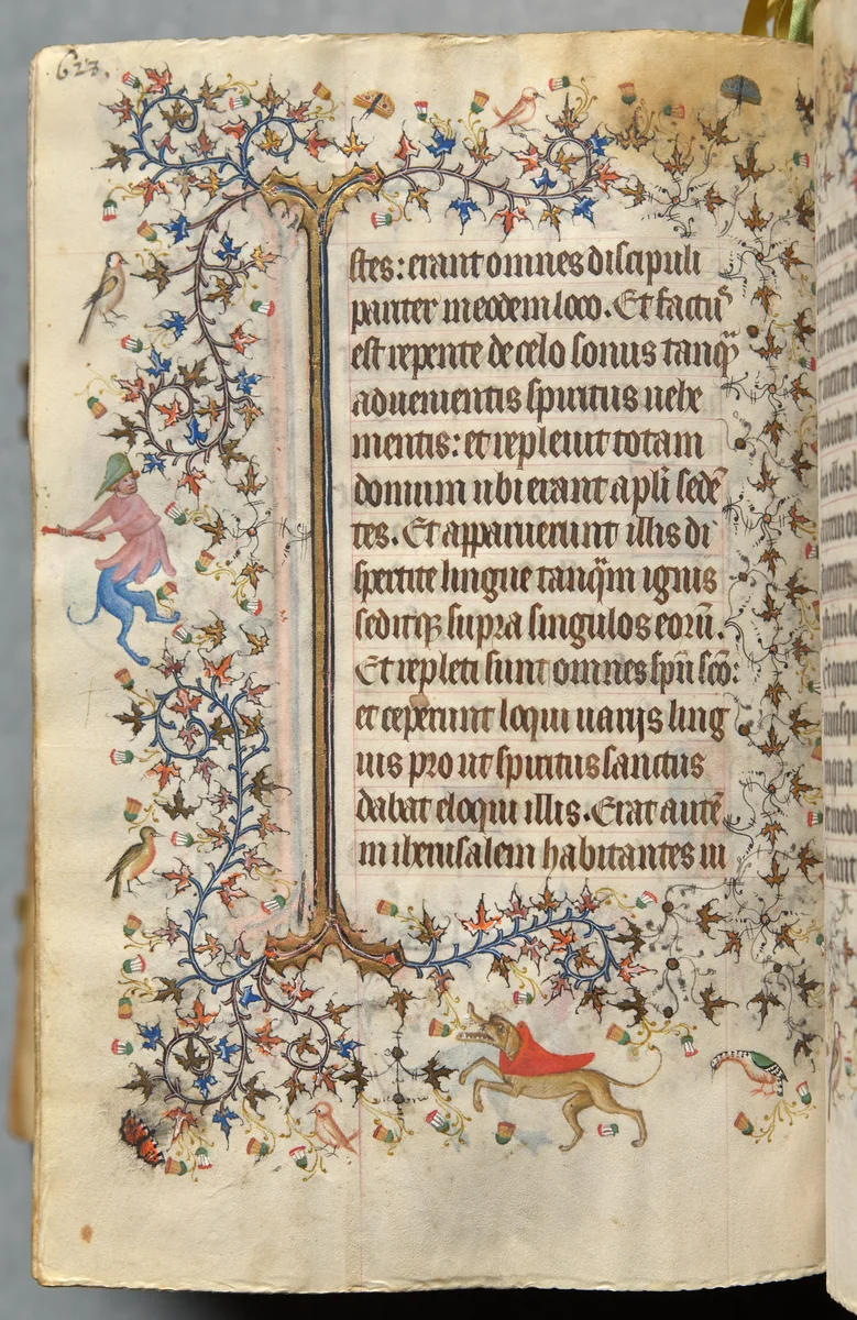 Hours of Charles the Noble, King of Navarre (1361-1425): fol. 308v, Text by Master of the Brussels Initials and Associates, book, 1400-1410