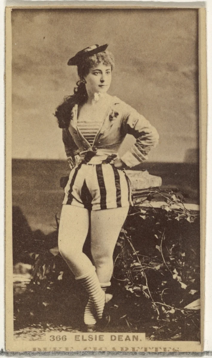 Card Number 366, Elsie Dean, from the Actors and Actresses series (N145-7) issued by Duke Sons & Co. to promote Duke Cigarettes by W. Duke, Sons & Co., photograph, 1880-1889
