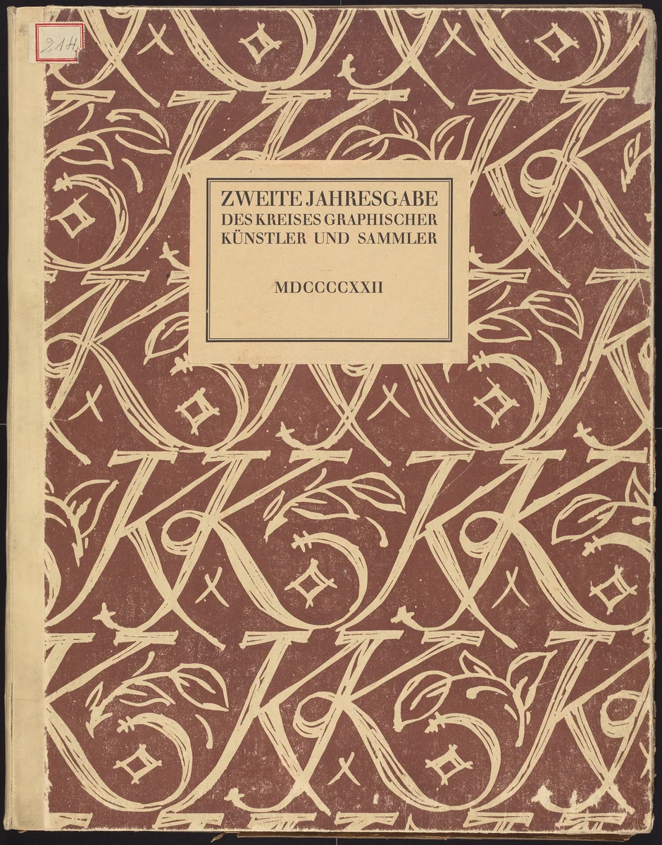 Die zweite Jahresgabe des Kreises graphischer Kunstler und Sammler by Various artists, portfolio, 1922