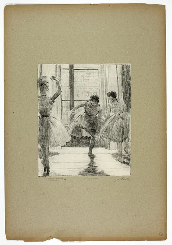 Before the Ballet Class by Georges-William Thornley, print, 1889-1890