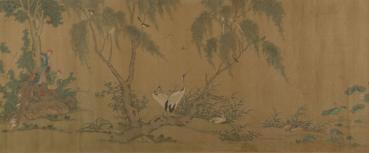 The Hundred Birds by Unidentified Artist, painting, 1368-1911
