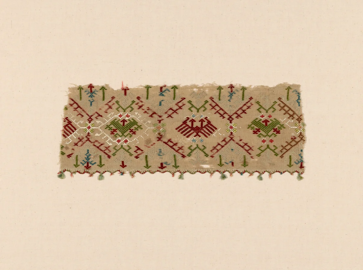 Fragment (For a Curtain) by Greece, Cyclades Islands, textile, 1700-1900