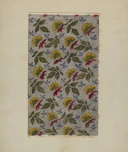 Calico by Florence Stevenson, index of american design, 1936