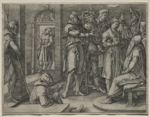 The Story of Joseph: Joseph Interprets his Dream to Jacob by Lucas van Leyden, print, 1512