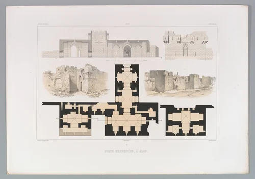 60. Porte Kennesrîne, à Alep by Joseph-Philibert Girault de Prangey, print, 1843