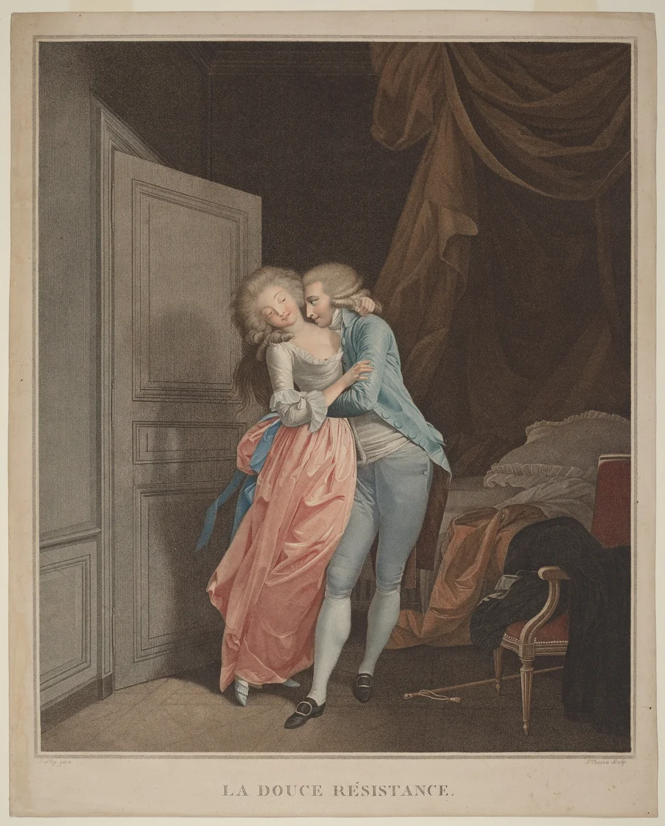 Sweet resistance (La douce resistance) by Salvatore Tresca, print, 1750-1815