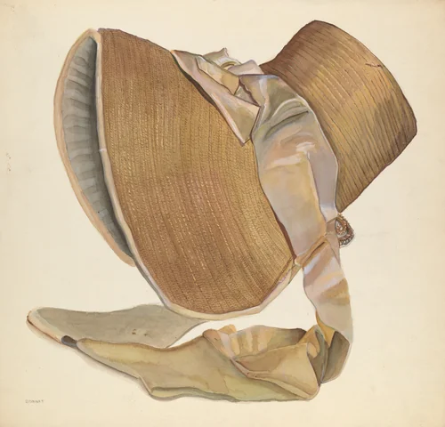 Bonnet by Gwyneth King, index of american design, 1936