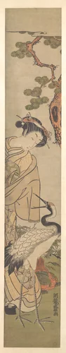 The Bijin Jurōjin by Isoda Koryūsai, print, 1760-1790